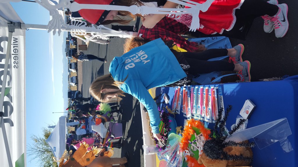 Children at the Lil Teeth Dentistry Halloween booth