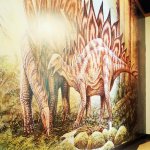 {PRACTICE_NAME} office dinsoaur mural