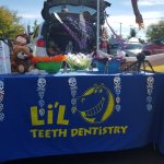 Halloween-themed booth