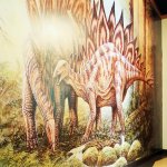 {PRACTICE_NAME} office dinsoaur mural