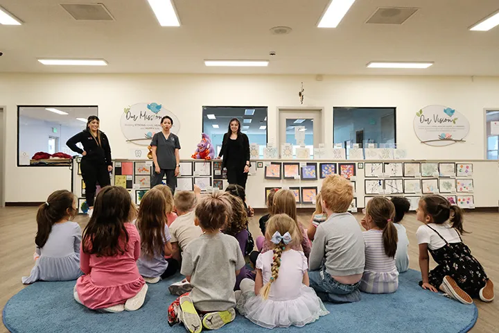 children activities with staff