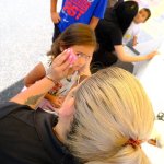 Staff on photo with children